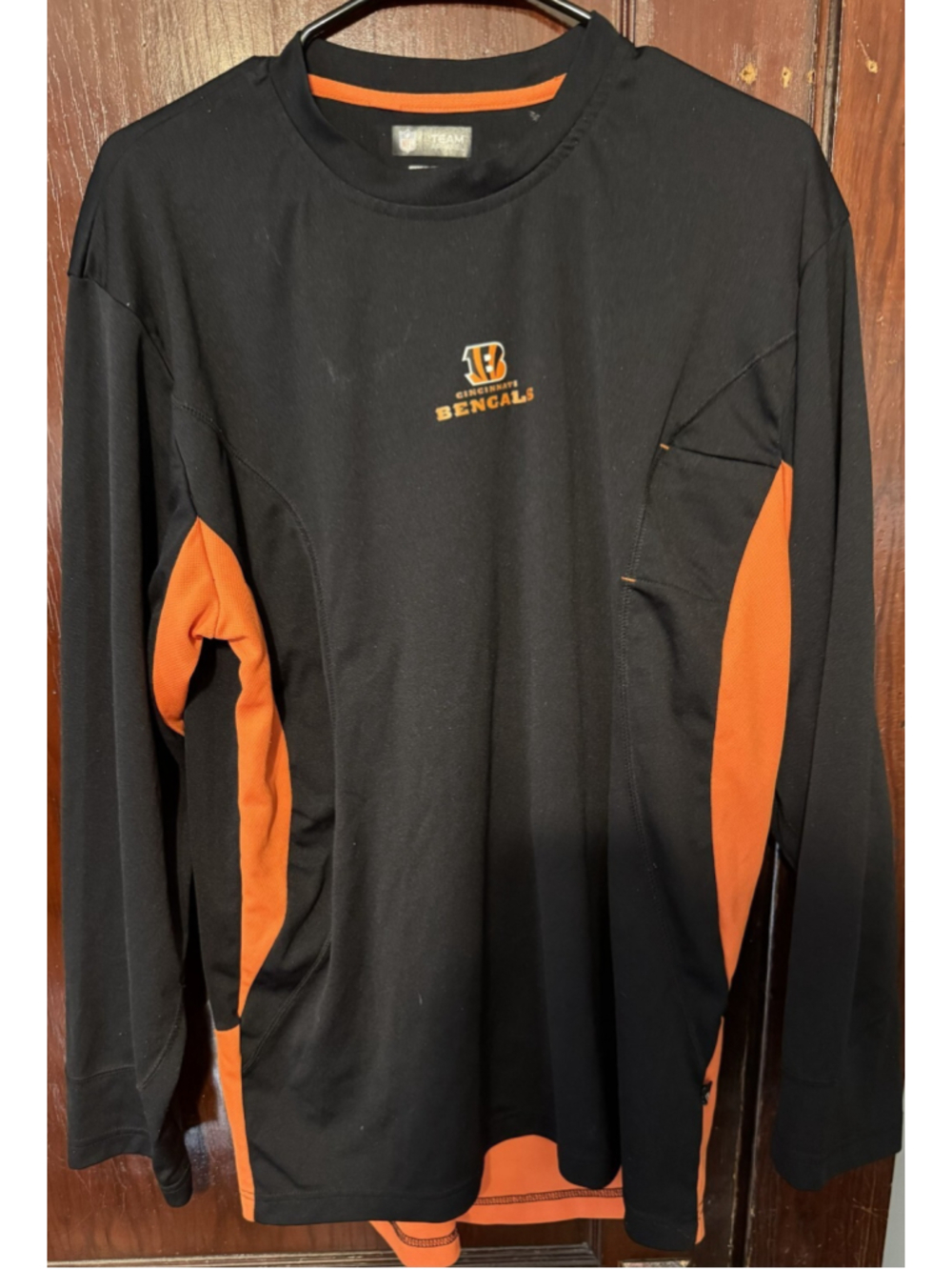 Cincinnati Bengals Long Sleeve T-Shirt Black Men’s Size L